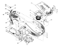 Page F Diagram and Parts List for 13AX604G402 1999 Yard Man Lawn Tractor
